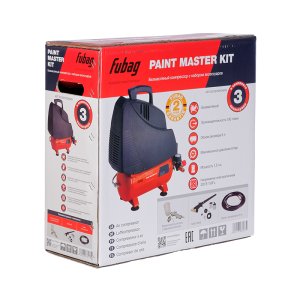 FUBAG Компрессорный набор Paint Master Kit безмасляный компрессор + 3 предмета в Ярославле фото