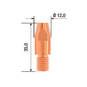 FUBAG Контактный наконечник M10х35 мм CuCrZr D=1.0 мм (25 шт.) в Ярославле фото