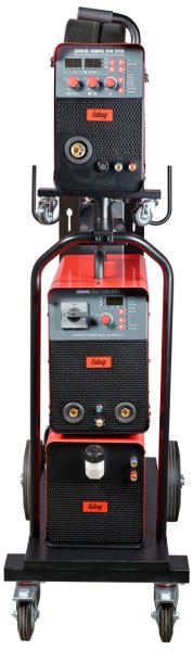 Сварочный полуавтомат INMIG 500T DW SYN + Подающий механизм DRIVE INMIG DW SYN + Шланг-пакет 5 м + Горелка FB 500 3 м + Блок жидкостного охлаждения + Тележка в Ярославле фото
