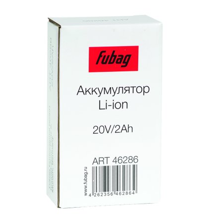 Аккумуляторная батарея FLI5S1P1202 Li-ion к бензиновым газонокосилкам FUBAG с электростартером и минирайдеру (20V/2Ah) в Ярославле фото