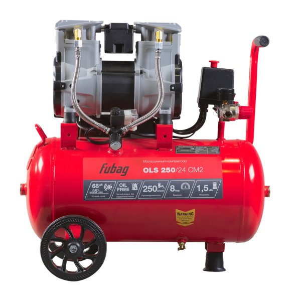 Компрессор воздушный безмасляный малошумный FUBAG OLS 250/24 CM2 + Пневмопистолет для накачки в ПОДАРОК Компрессор воздушный безмасляный малошумный FUBAG OLS 250/24 CM2 + Пневмопистолет для накачки в ПОДАРОК в Ярославле фото
