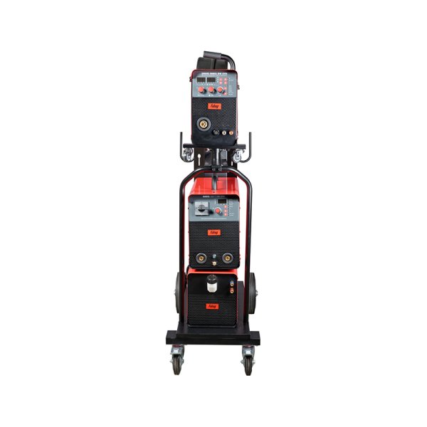 Полуавтомат сварочный FUBAG INMIG 500T DW SYN + подающий механизм DRIVE INMIG DW SYN + шланг-пакет 5 метров 70 мм2 14 pol с жидкостным охлаждением для INMIG 500T DW SYN + горелка FB 500 3m + блок жидкостного охлаждения Cool 70 + тележка для аппаратов в Ярославле фото
