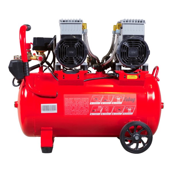 Компрессор безмасляный малошумный FUBAG OLS 500/50 CM2х2 + Набор пневмоинструмента Basic S1000 (3 предмета) в ПОДАРОК Компрессор безмасляный малошумный FUBAG OLS 500/50 CM2х2 + Набор пневмоинструмента Basic S1000 (3 предмета) в ПОДАРОК в Ярославле фото