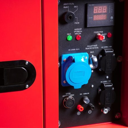 FUBAG Дизельный генератор с электростартером и коннектором автоматики DS 6500 AC ES (кожух) в Ярославле фото