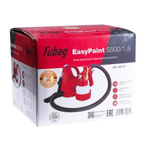 FUBAG Электрический краскораспылитель EasyPaint S500/1.8 с верхним бачком в Ярославле фото