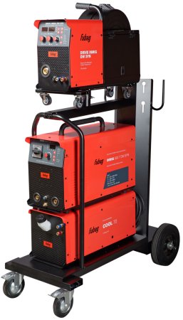 Сварочный полуавтомат INMIG 500T DW SYN + Подающий механизм DRIVE INMIG DW SYN + Шланг-пакет 5 м + Горелка FB 500 3 м + Блок жидкостного охлаждения + Тележка в Ярославле фото