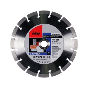 Алмазный отрезной диск FUBAG Universal Extra_ диам. 230/22.2 в Ярославле фото