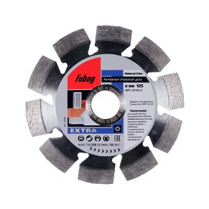 Алмазный отрезной диск FUBAG Universal Extra D125 мм/ 22.2 мм в Ярославле фото